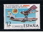 Stamps Spain -  Edifil  2448  L Aniver. de la fundación de la compañía aérea Iberia.  