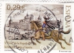 Stamps Spain -  Centenario de la llegada de la Familia Tassis a España   (N)