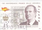 Sellos de Europa - Espa�a -  150 Aniversario primer sello español        (N)