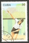 Stamps Cuba -  Copa Davis Tenis de Campo