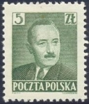 Sellos del Mundo : Europa : Polonia : Boleslaw Bierut (1892-1956)