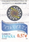 Stamps Spain -  Congreso Internacional de Matemáticos-MADRID 2006 (N)  6