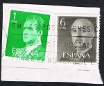 Stamps Spain -  FRANCO Y JUAN CARLOS REY