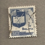 Stamps : America : Bolivia :  Escudo de bolivia