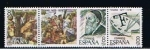 Stamps Spain -  Edifil  2466.67.68  Centenarios.   Tiziano Vecelio. (1477 - 1576 )  