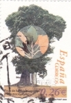 Stamps Spain -  Ficus de hoja de Magnólia         (N)