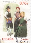 Stamps Spain -  Traje Típico Ansotano       (N)