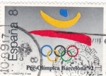 Sellos de Europa - Espa�a -  Pre-Olímpica de Barcelona-92 logotipo       (N)