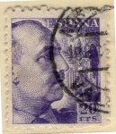 Stamps Spain -  922-General Franco