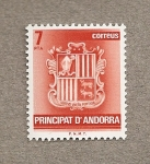 Stamps Andorra -  Escudo Andorra