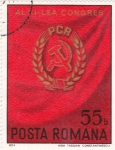 Sellos de Europa - Rumania -  Bandera Comunista Rumana