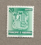 Stamps Andorra -  Escudo Andorra