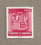 Stamps : Europe : Andorra :  Escudo Andorra