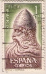 Stamps Spain -  1444-El Cid