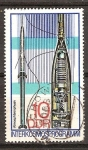Stamps Germany -  Interkosmos programa espacial. Mult.  M-100 Meteorológico Rocket(DDR)