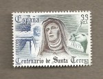 Stamps Spain -  Centenario de Santa Teresa de Jesús