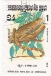 Stamps Cambodia -  CAMALEON