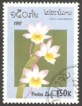 Sellos de Asia - Laos -   Flor 