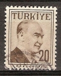 Stamps Turkey -  Kemal Ataturk.