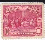 Stamps Costa Rica -  Conmemoración del primer Congreso Postal Panamericano