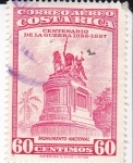 Stamps Costa Rica -  Centenario de la Guerra-monumento nacional