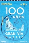 Stamps Spain -  gran via  maddid