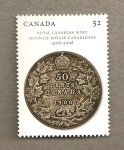 Stamps Canada -  Moneda real canadiense