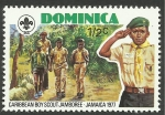 Stamps : America : Dominica :  Boy Scout