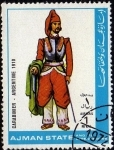 Stamps United Arab Emirates -  CARABINIER - ARGENTINE 1910