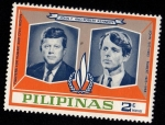 Stamps Philippines -  John F. and Robert Kennedy