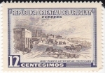 Stamps : America : Uruguay :  1836-Puerta exterior de Montevideo