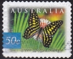 Sellos de Oceania - Australia -  mariposa