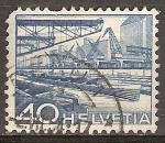 Stamps Switzerland -   Poser estación en el Lago Ginebra, en Verbois.