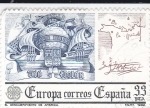 Sellos de Europa - Espaa -  El Descubrimiento de América       (Ñ)