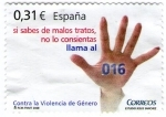 Sellos de Europa - Espa�a -  4612-Contra la violencia de género