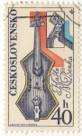Stamps : Europe : Czechoslovakia :  HUSLE M. BENKA