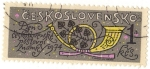 Stamps Czechoslovakia -  Den Ceskoslovenske Postouni Zuamky 1974
