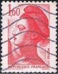 Stamps France -  LIBERTAD, DE DELACROIX 1982. Y&T Nº 2187