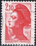Stamps France -  LIBERTAD, DE DELACROIX 1984. Y&T Nº 2319