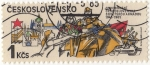 Stamps : Europe : Czechoslovakia :  OSVOBOZENI CESKOSLOVENSKA SOVETSKOU ARMADOU 1945-1985