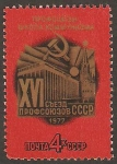 Stamps : Europe : Russia :  4348 - 16 congreso de los sindicatos de la URSS