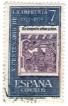 Stamps Spain -  2165-V Centenario de la Imprenta
