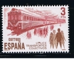 Stamps Spain -  Edifil  2560   Utilice transportes colectivos.  