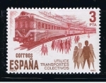 Stamps Spain -  Edifil  2560   Utilice transportes colectivos.  