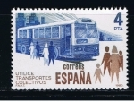 Stamps Spain -  Edifil  2561   Utilice transportes colectivos.  