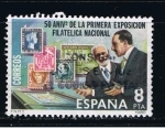 Stamps Spain -  Edifil  2576  50 Aniver. de la Primera Exposición Filatélica Nacional.  