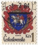 Stamps : Europe : Czechoslovakia :  MARTIN