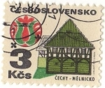 Stamps : Europe : Czechoslovakia :  CECHY - MELNICKO