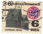 Sellos de Europa - Checoslovaquia -  SLOVENSKO - ORAVA