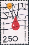 Stamps : Europe : France :  DONACIÓN DE SANGRE. M 2108